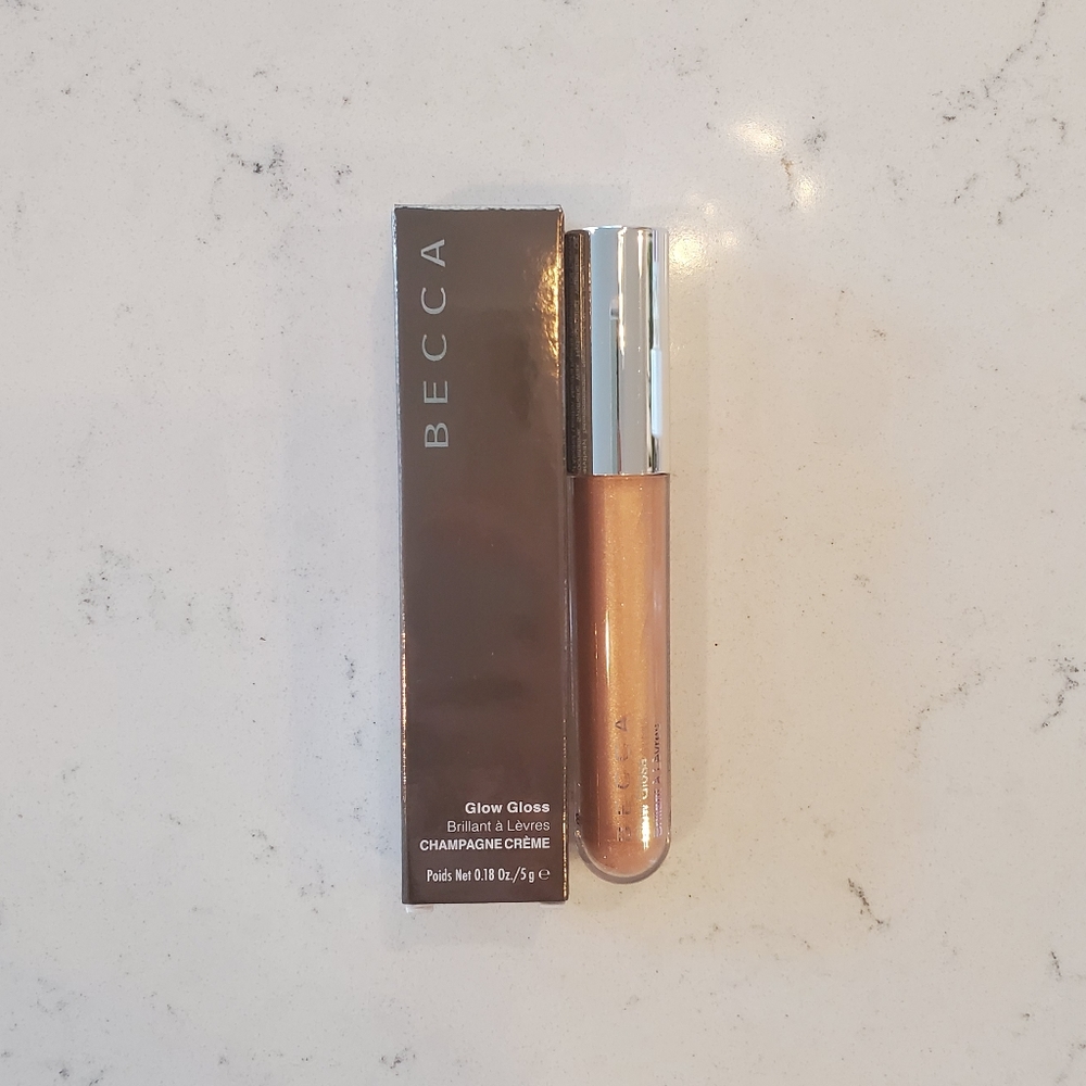 NEW Becca Glow Gloss Champagne Cream